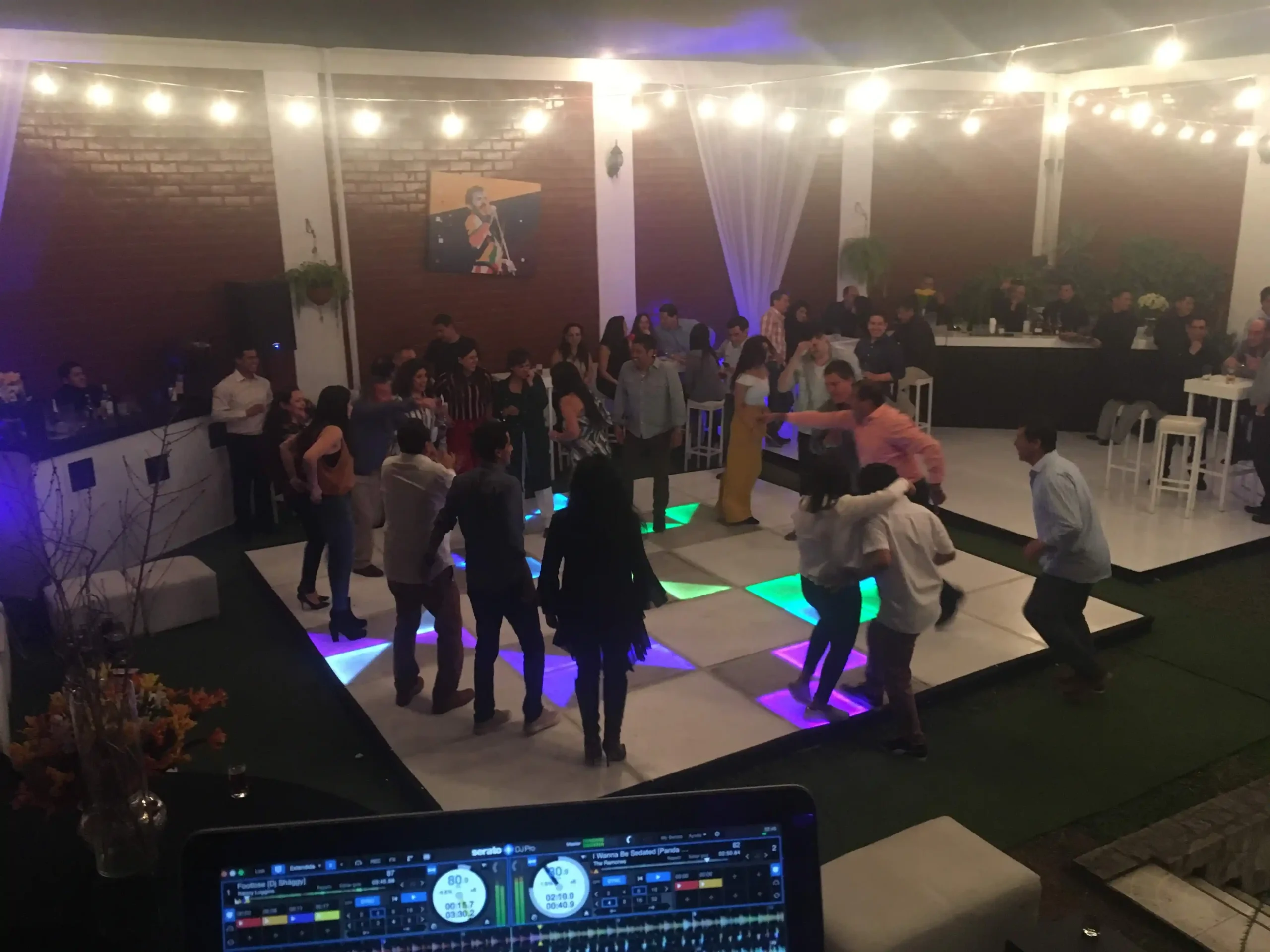 Pista de baile durante un evento